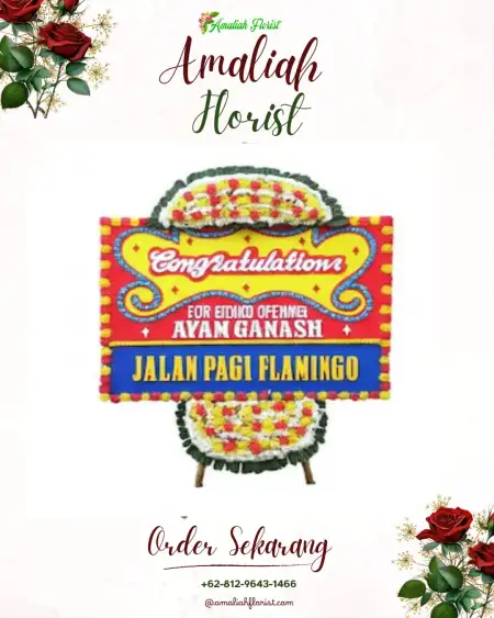 Sewa Papan Bunga Sumber